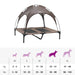 Hondenbed Bruin 92 x 77 x 82,5 cm Staal