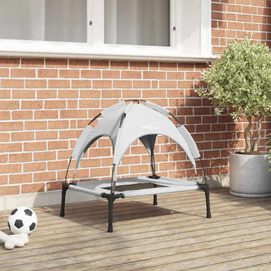 Hondenbed Zilvergrijs 62 x 48 x 61 cm Staal