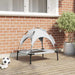 Hondenbed Zilvergrijs 62 x 48 x 61 cm Staal