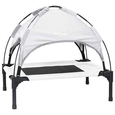 Hondenbed Zilvergrijs 62 x 48 x 61 cm Staal
