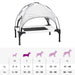 Hondenbed Zilvergrijs 62 x 48 x 61 cm Staal