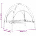 Hondenbed Zilvergrijs 62 x 48 x 61 cm Staal