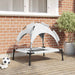 Hondenbed Zilvergrijs 76 x 62 x 70,5 cm Staal