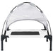 Hondenbed Zilvergrijs 76 x 62 x 70,5 cm Staal