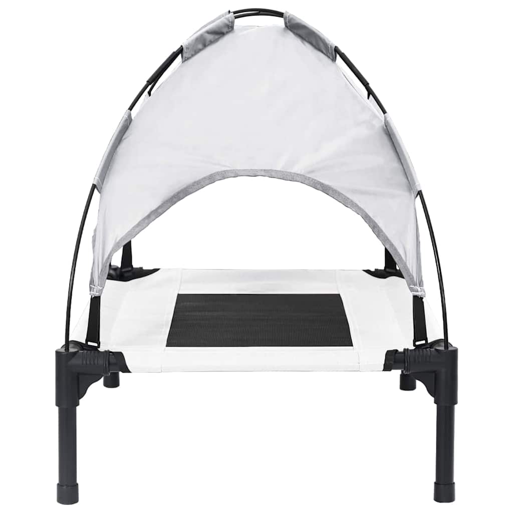 Hondenbed Zilvergrijs 76 x 62 x 70,5 cm Staal