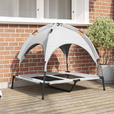 Hondenbed Zilvergrijs 92 x 77 x 82,5 cm Staal