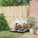 Hondenbed Zilvergrijs 92 x 77 x 82,5 cm Staal