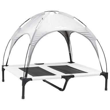 Hondenbed Zilvergrijs 92 x 77 x 82,5 cm Staal