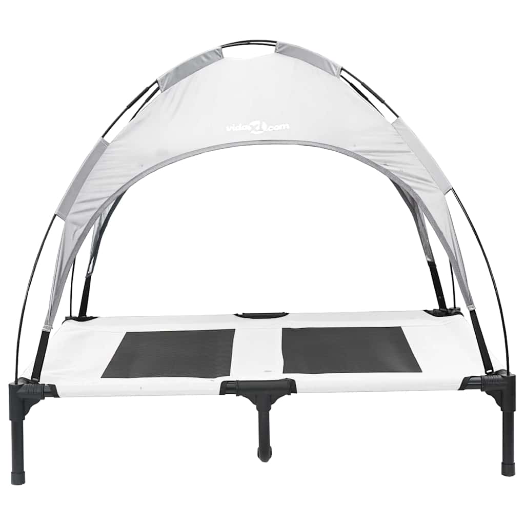 Hondenbed Zilvergrijs 92 x 77 x 82,5 cm Staal