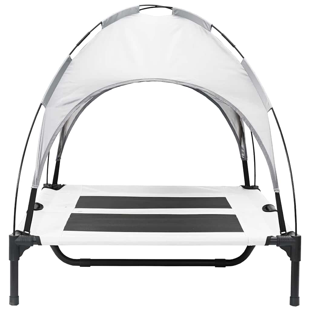 Hondenbed Zilvergrijs 92 x 77 x 82,5 cm Staal