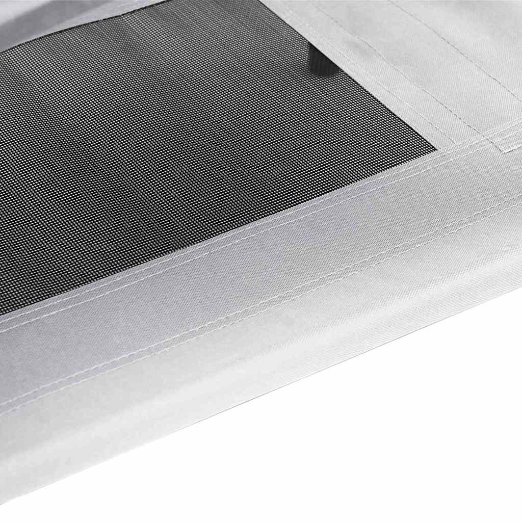Hondenbed Zilvergrijs 122 x 93 x 106,5 cm Staal