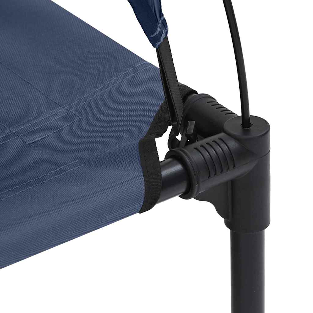 Hondenbed Marineblauw 62 x 48 x 61 cm Staal