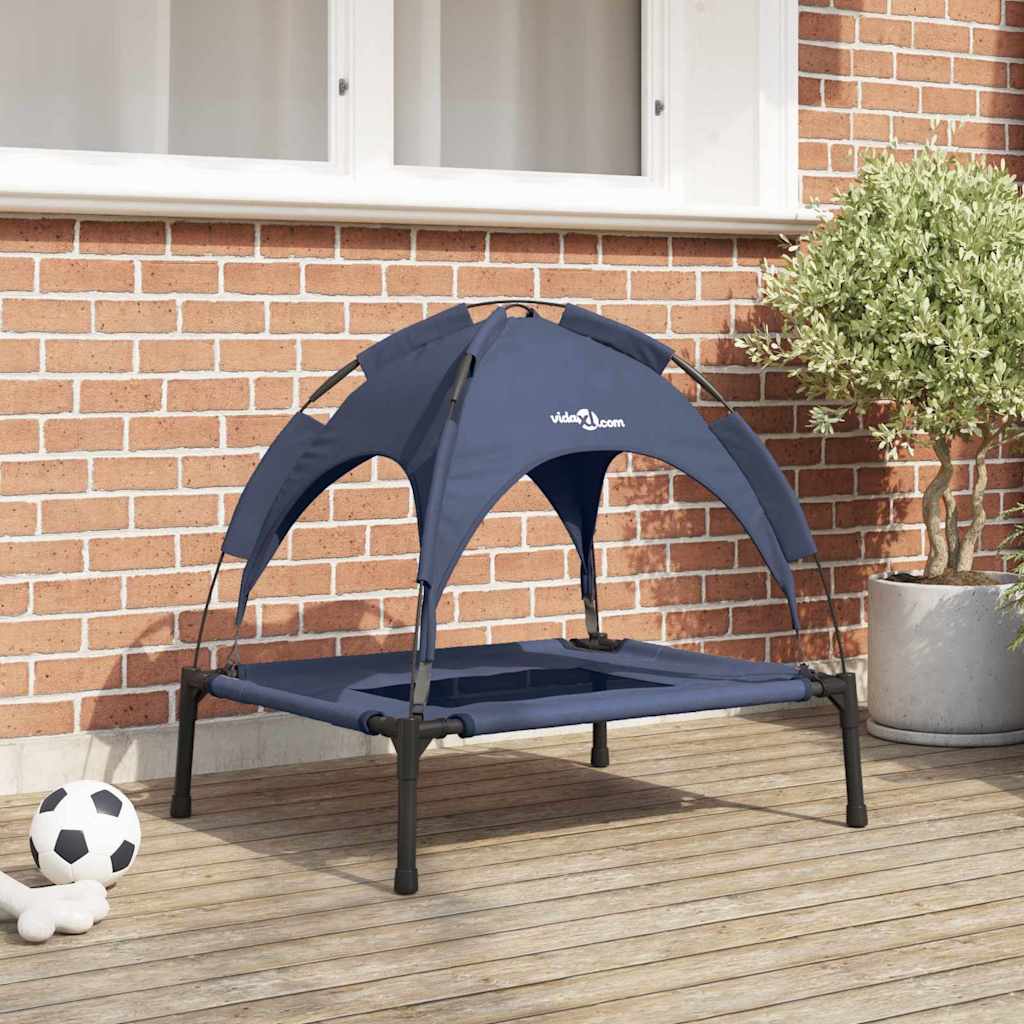 Hondenbed Marineblauw 76 x 62 x 70,5 cm Staal