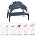 Hondenbed Marineblauw 76 x 62 x 70,5 cm Staal