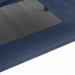 Hondenbed Marineblauw 122 x 93 x 106,5 cm Staal