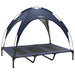 Hondenbed Marineblauw 122 x 93 x 106,5 cm Staal