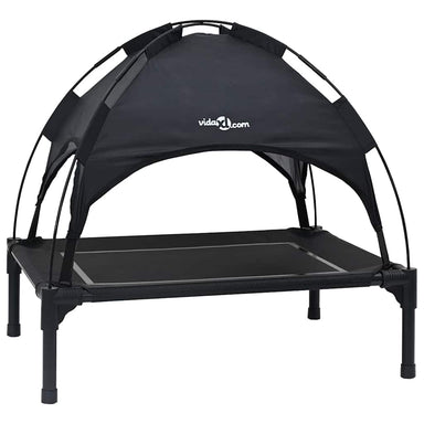 Hondenbed Zwart 63 x 49,5 x 60 cm Staal