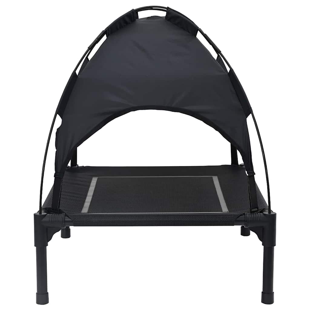Hondenbed Zwart 63 x 49,5 x 60 cm Staal
