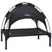 Hondenbed Zwart 71 x 64 x 71 cm Staal
