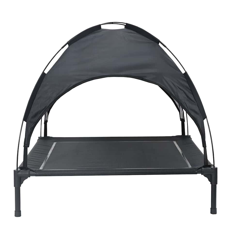 Hondenbed Zwart 104 x 86 x 84,5 cm Staal