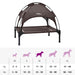 Hondenbed Bruin 71 x 64 x 71 cm Staal