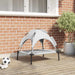 Hondenbed Zilvergrijs 63 x 49,5 x 60 cm Staal