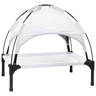 Hondenbed Zilvergrijs 63 x 49,5 x 60 cm Staal