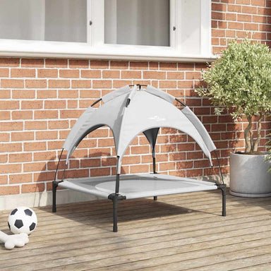 Hondenbed Zilvergrijs 71 x 64 x 71 cm Staal