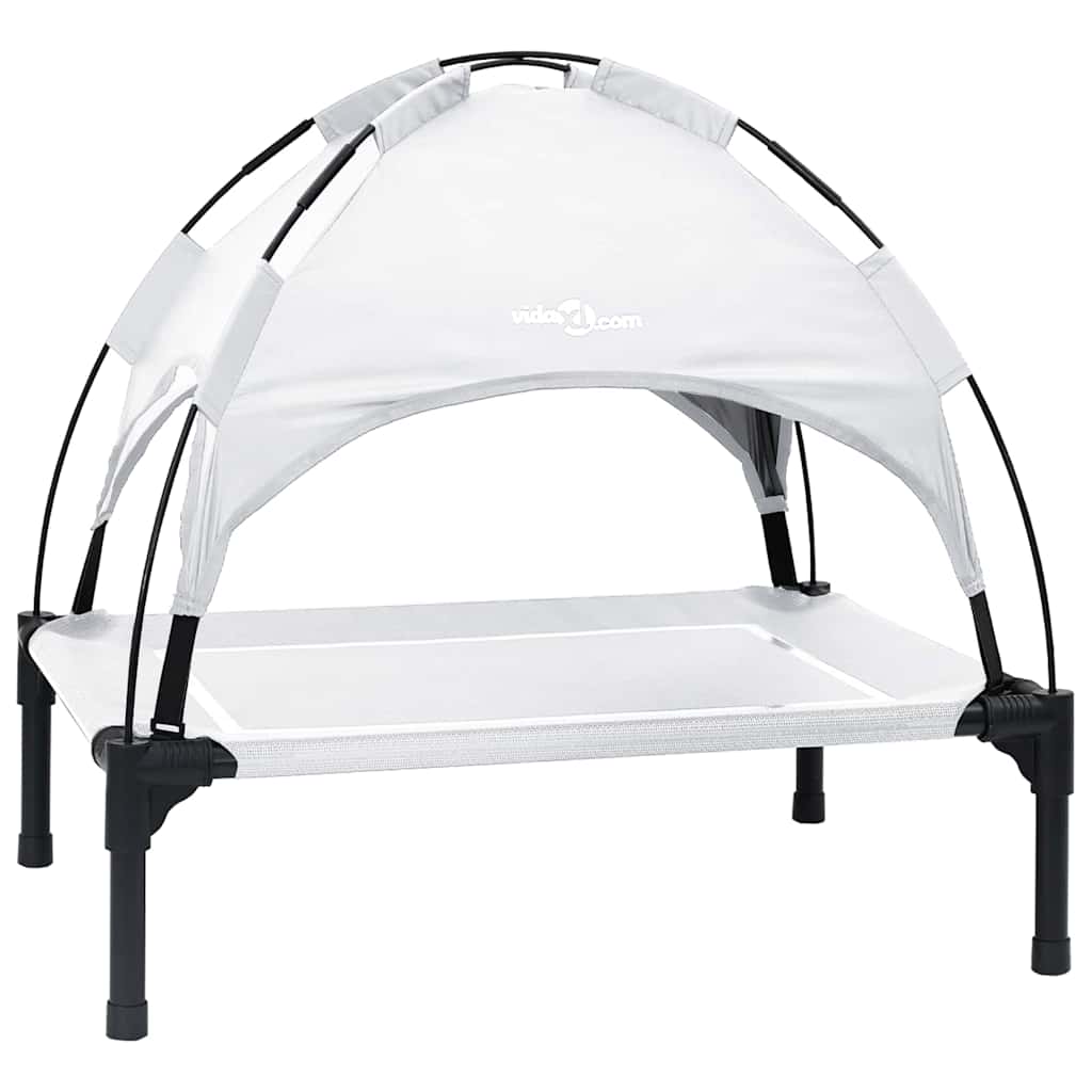 Hondenbed Zilvergrijs 71 x 64 x 71 cm Staal