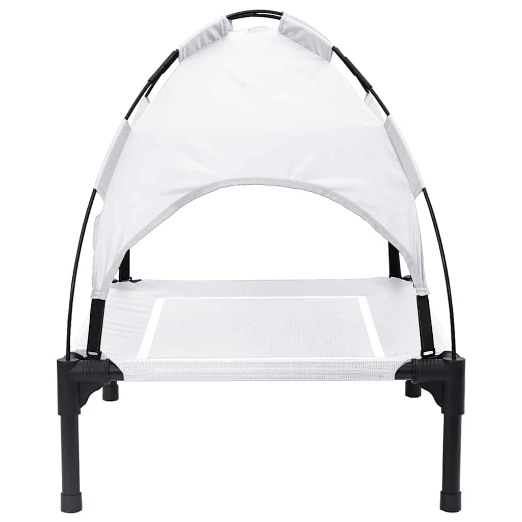 Hondenbed Zilvergrijs 71 x 64 x 71 cm Staal