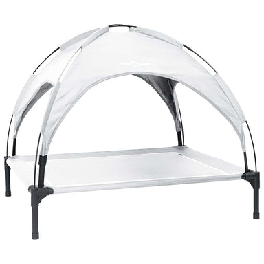 Hondenbed Zilvergrijs 90 x 81 x 80,5 cm Staal