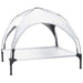 Hondenbed Zilvergrijs 90 x 81 x 80,5 cm Staal