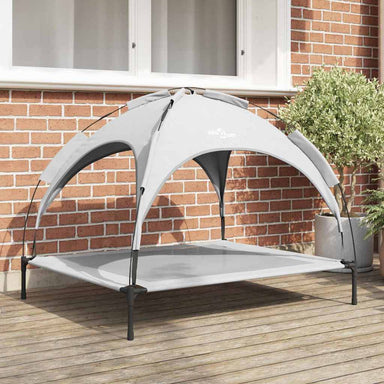 Hondenbed Zilvergrijs 104 x 86 x 84,5 cm Staal