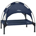 Hondenbed Marineblauw 63 x 49,5 x 60 cm Staal