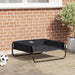 Hondenbed Zwart 75 x 75 x 30 cm Staal