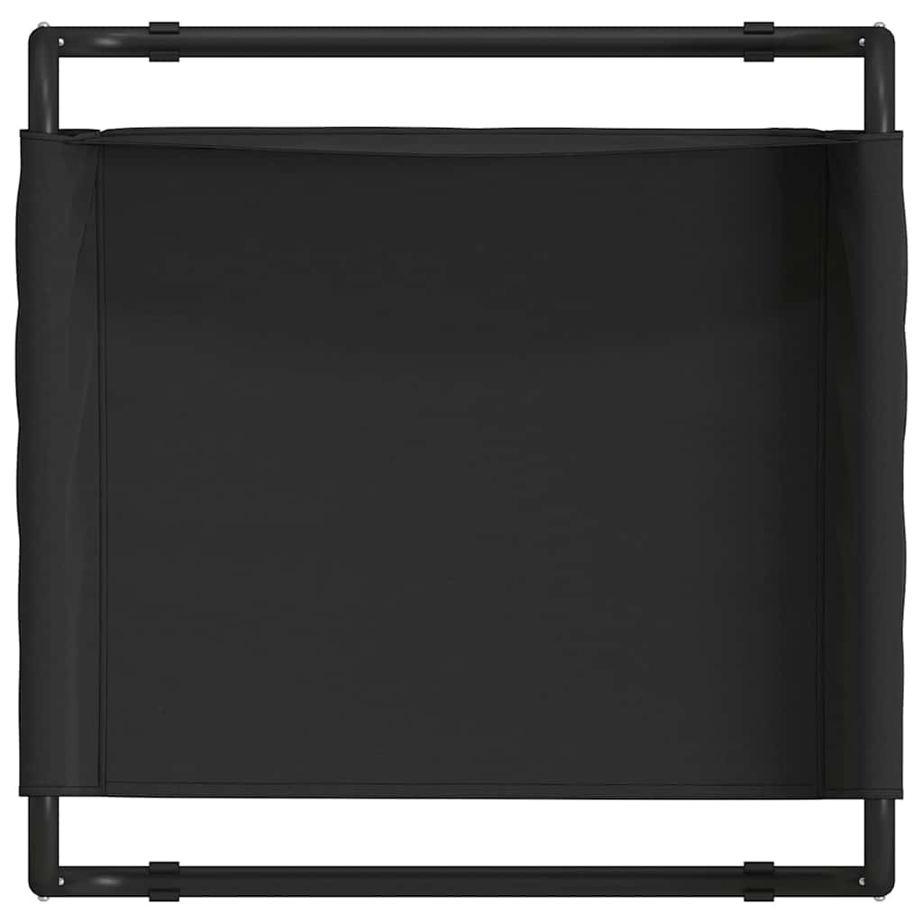 Hondenbed Zwart 75 x 75 x 30 cm Staal