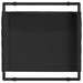 Hondenbed Zwart 75 x 75 x 30 cm Staal