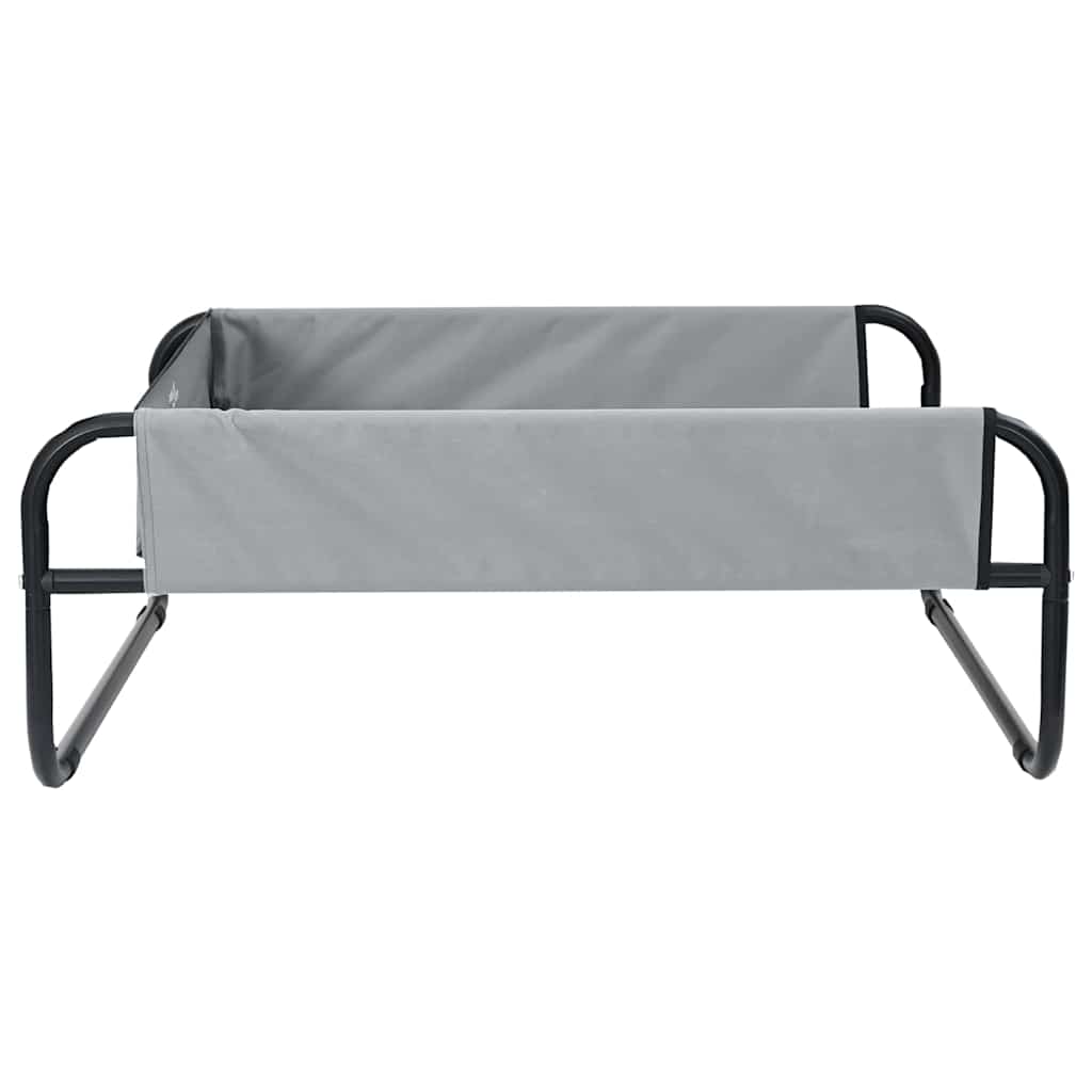 Hondenbed Lichtgrijs 57 x 57 x 24 cm Staal