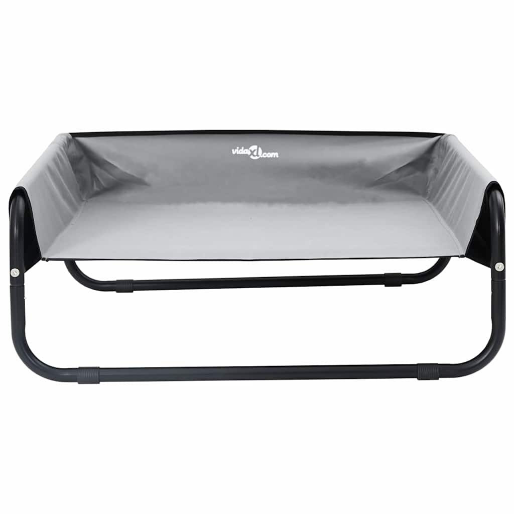 Hondenbed Lichtgrijs 70 x 70 x 28,5 cm Staal