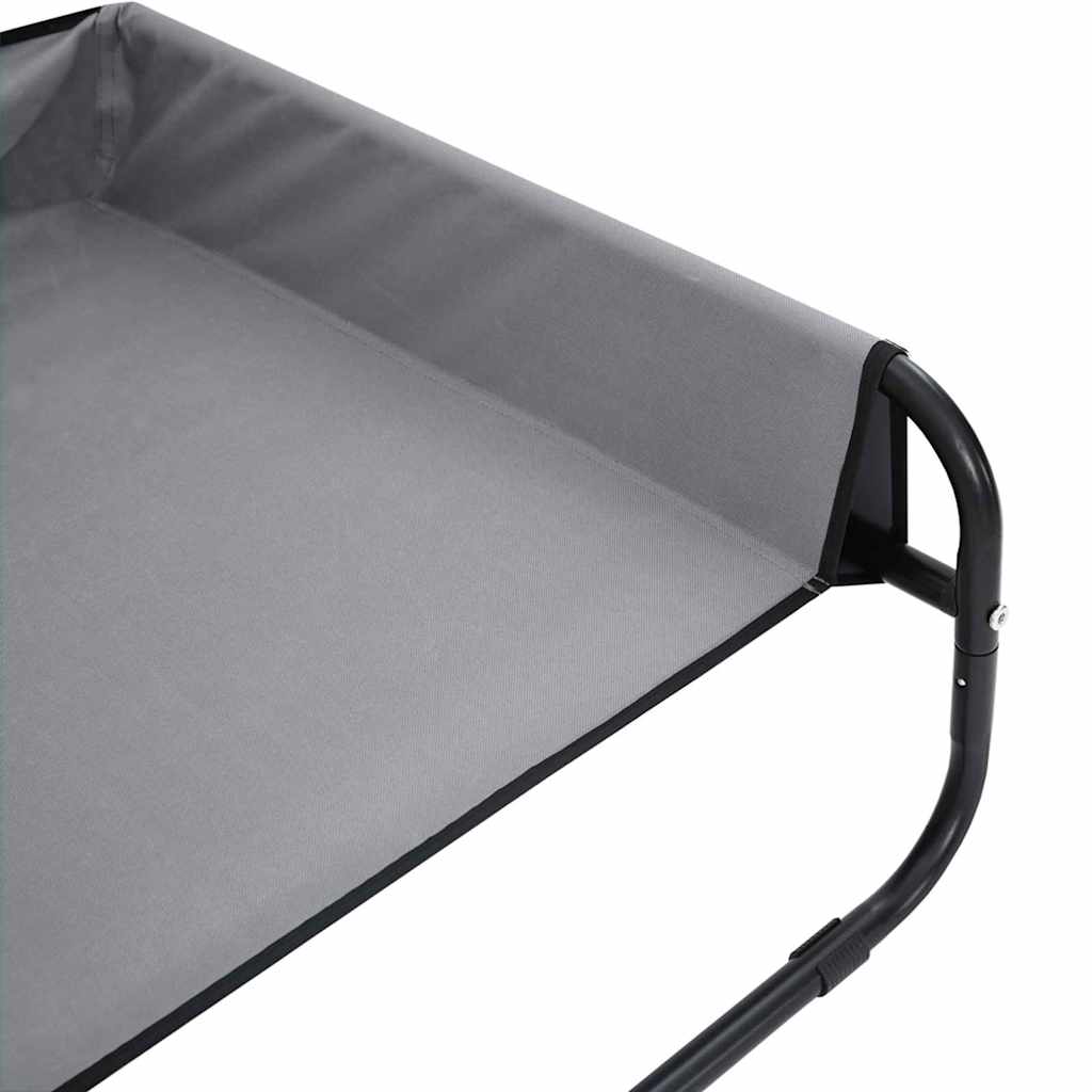 Hondenbed Lichtgrijs 85 x 85 x 33 cm Staal