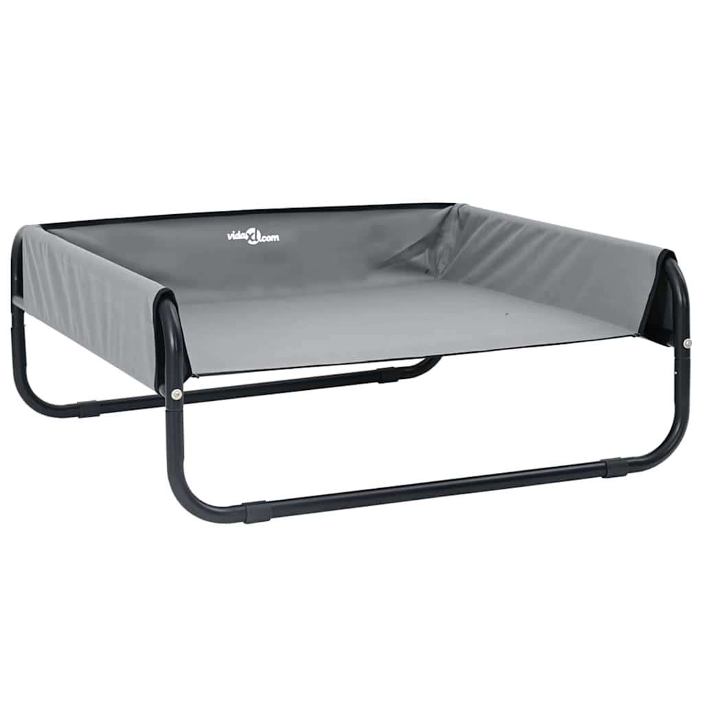 Hondenbed Lichtgrijs 85 x 85 x 33 cm Staal