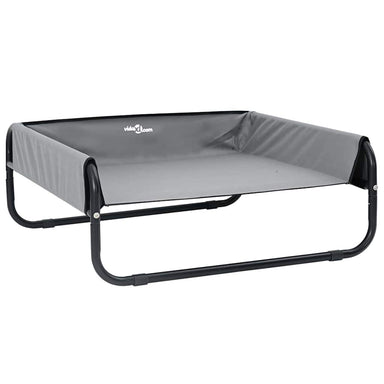 Hondenbed Lichtgrijs 85 x 85 x 33 cm Staal