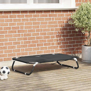 Hondenbed Zwart 90 x 55 x 18 cm Staal