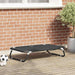 Hondenbed Zwart 90 x 55 x 18 cm Staal