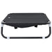 Hondenbed Zwart 90 x 55 x 18 cm Staal