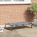 Hondenbed Lichtgrijs 80 x 55 x 18 cm Staal