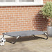 Hondenbed Lichtgrijs 90 x 55 x 18 cm Staal