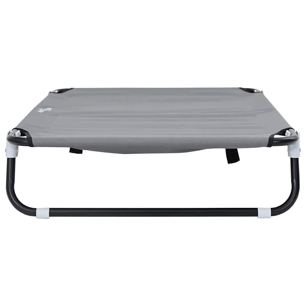 Hondenbed Lichtgrijs 90 x 55 x 18 cm Staal