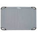 Hondenbed Lichtgrijs 90 x 55 x 18 cm Staal