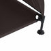 Verhoogd Hondenbed Bruin 127 x 81 x 108 cm Stof en Staal